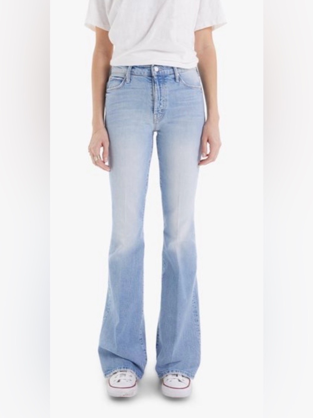 NWOT MOTHER The Stunner Cruiser Jeans in “Bless You” Wash size 26